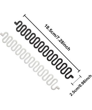 2Pcs Hair Knitting Tool Fashion French Hair Styling Clip Twist Braid Hair Knitting Tool Hair Braiding Tool Plait Hair Braider Braiding Tool Roller Bun DIY Hair Styling Accessories for Women Girls - Buy Online on GoSupps.com