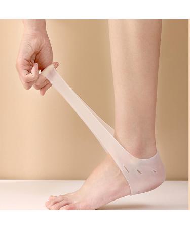 3 Pairs Heel Cushion Cups Gel Heel Protectors Silicone Heel Sleeves Ankle Protectors Gel Heel Pads Ankle Sleeve Breathable Heel Cushion Pads Heel Air Support for Blisters Shoes Boots Cracked Plantar - Buy Online on GoSupps.com