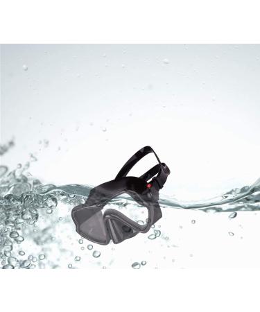 EXP VISION Professional Snorkel Diving Mask - Ultra Clear Lens, Wide View, Anti-Leakage, Silicone Swimming Goggles for Adults - Black - Buy Online on GoSupps.com