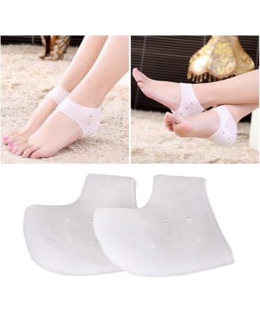 Lurrose 6 Pairs Heel Socks - Gel Ankle Protector for Dry Feet Silicone Heel Cushion & Moisturizing Fasciitis Support - International Shipping Available - Buy Online on GoSupps.com