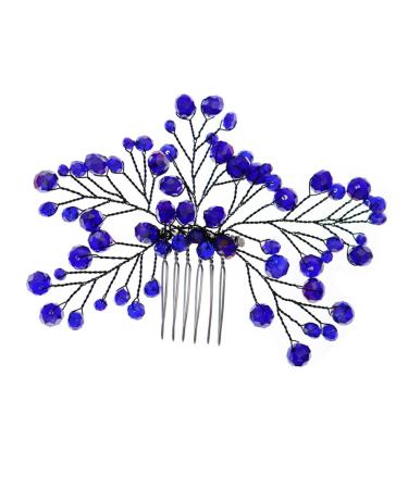 Angoily Hair Comb Rhinestones Bride Alloy Headgear