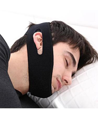Anti Snoring Chin Strap - Comfortable Jaw Support for Snore Reduction and Better Sleep - Unisex Sleep Aid with Adjustable Strap - Buy Online on GoSupps.com