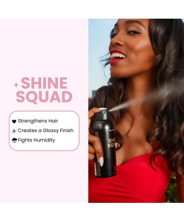 Beachwaver Shine Squad Shine Spray (Travel Size) - Lightweight Glossy Finishing Spray for Hair with HiX Vegan Bond Multiplers - Post-Styling High-Gloss Mist for a Smooth Finish & No Frizz (1.7 Fl Oz) - Buy Online on GoSupps.com