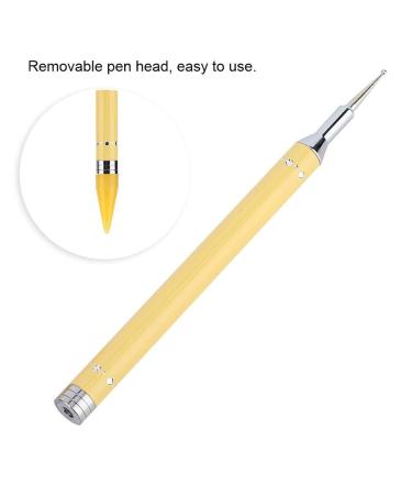 Buy Nail Punctuation Pen - Two-Sided Bonbon Colored Manicure Tool (Yellow) | International Shipping Available - Buy Online on GoSupps.com