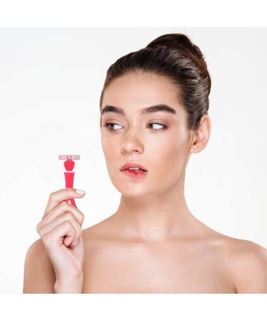 Nylea Women's Razors Set with Dual Lubrication Strip - 20 Refill Cartridges, Aloe Vera & Vitamin E for Smooth Shave - Buy Online on GoSupps.com
