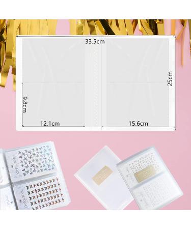 Hoinco Nail Sticker Storage Book - 160 Slots Organizer for Nail Art Stickers - Manicure Album & Display - Nail Collecting Equipment - Buy Online on GoSupps.com
