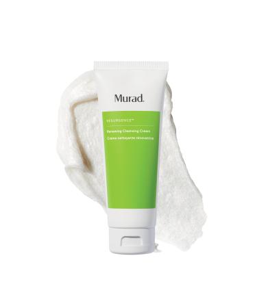 Murad Renewing Cleansing Cream - Age-Defying Gentle Face Wash with Lactic Acid & Vitamin E for Luxurious Smooth Skin - Apricot Starflower and Peptides to Clean & Nourish Dry Skin & Wrinkles 5 Fl Oz (Pack of 1)