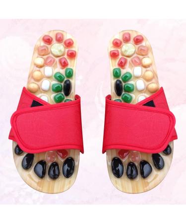 Healeved Acupuncture Jade Relief - Foot Massage Device for Men & Women | Acupressure Sandals for Fasciitis Relief | Size 39-40 - Buy Online on GoSupps.com
