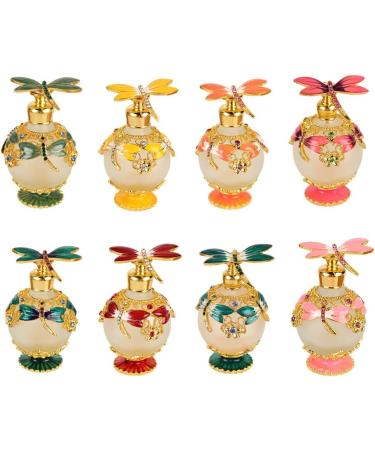 Dajidafu 3 Set of Decorative Glass Perfume Bottle Easy To Clean Wide Application Gifts Sturdy And Durable Decorative Perfume Bottle green green 3Set - Buy Online on GoSupps.com