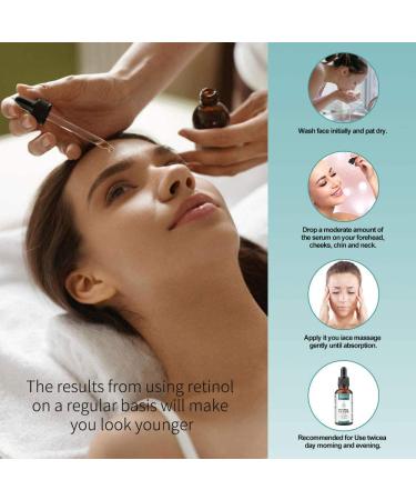Retinol Serum Retinol Liposome Delivery System with Hyaluronic Acid and Vitamin E Aloe Anti Aging Retinol Serum for Skin Repair Brighten Your Look Fine Line and Wrinkles - Buy Online on GoSupps.com