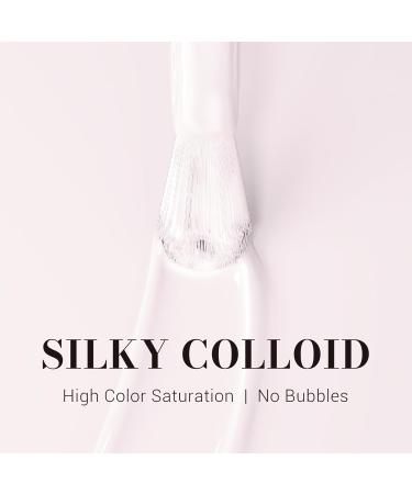 MelodySusie White Gel Nail Polish - 15ML Milky Pink Soak Off UV LED for Salon & DIY Nail Art - Perfect Gift for Women - Buy Online on GoSupps.com