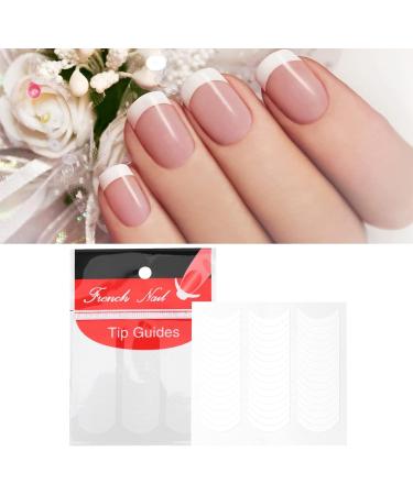 GRARRO 6 Pack Of 48 Nail Art French Manicure Tip Guides Stickers - Buy Online on GoSupps.com