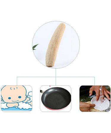 Natural Luffa Sponge - Biodegradable Exfoliating Loofah Cucumber for Bath & Shower | Eco-Friendly Skin Care | 35-45 cm - Buy Online on GoSupps.com