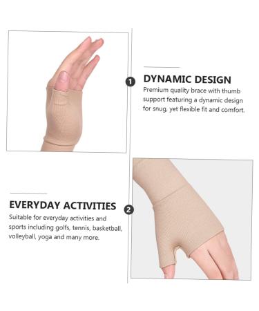 Healeved Fingerless Compression Gloves - 2 Pairs Wrist & Thumb Support for Carpal Tunnel Relief - Ultimate Wrist Protector & Brace - Buy Online on GoSupps.com