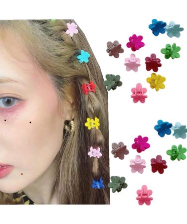 Cuhair cute women girl 20pcs Mini Bangs Hair Claw Barrette Claw Pin Bangs Clip Hair Clips Accessories