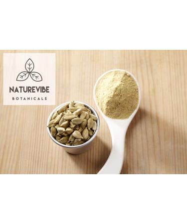 Naturevibe Botanicals Organic Green Cardamom Ground 3.5oz - Non-GMO, Gluten Free Indian Spice for Digestion - Buy Online on GoSupps.com
