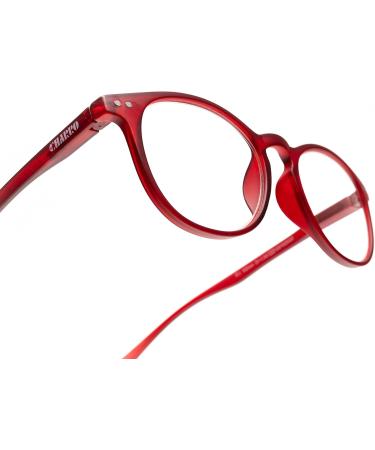 El Charro Unisex Connecticut Reading Glasses - Stylish Red Frames for Men & Women International Shipping Available - Buy Online on GoSupps.com