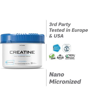 Nano Creatine - Micronized Creatine Monohydrate for Maximum Muscle Growth | Vegan Gluten-Free Supplement - Buy Online on GoSupps.com