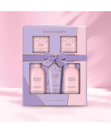 Baylis & Harding Jojoba Vanilla & Almond Oil Perfect Pamper Gift Set - Vegan Friendly - Buy Online on GoSupps.com