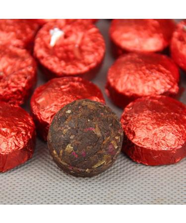 HQZM Chinese 250g Rose Puer Mini Tuocha an exquisite tea with mixed flavors of rose and puer - Buy Online on GoSupps.com