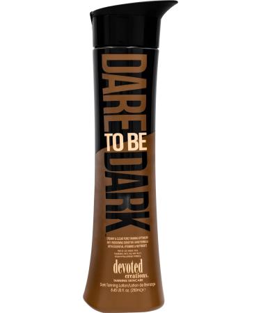 Devoted Creations Dare to be Dark Tanning Lotion - Anti-Reddening Sensitive Skin Formula with Vitamins - 8.45 oz | Shop Internationally - Buy Online on GoSupps.com