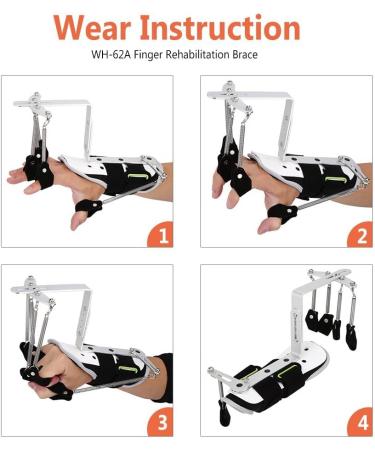 Finger Rehabilitation Orthotics for Stroke Patients | Adjustable Support for Muscle Strength & Tendon Exercise - Buy Online on GoSupps.com