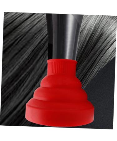 Universal Silicone Hair Dryer Diffuser Cover - Red Hair Diffuser Nozzle for Salon & Home - 13.8x13.8cm Hair Dryer Supplies - Buy Online on GoSupps.com