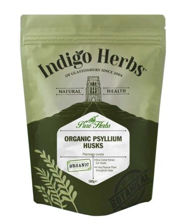 Indigo Herbs Organic Psyllium Husk Powder 500g