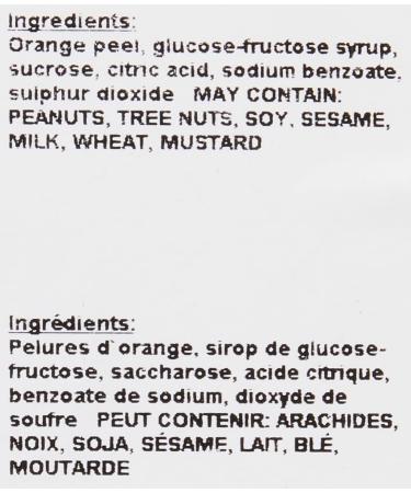 Yupik Italian Orange Strips 9x90mm Candied Fruit 1Kg 1 kg (Pack of 1) - Buy Online on GoSupps.com