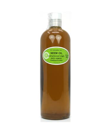 Dr Adorable - 16 oz - Neem Oil - Unrefined 100% Pure Natural Organic Cold Pressed