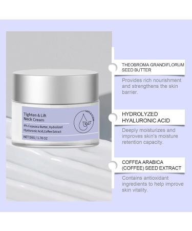 Neck Cream Tighten and Lift Neck Cream Moisturizing Neck Cream Neck Firming Lifting Cream Dilute Neck Lines and Beautify Necklines - Buy Online on GoSupps.com