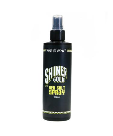 Shiner Gold Sea Salt Hair Styling Spray | Adds Volume & Texture to Hair | Natural Matte Finish  250ml