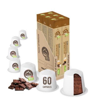 La Natura LIFESTYLE Crema BIO Coffee Chocolate - 60 capsules La Natura Lifestyle BAG