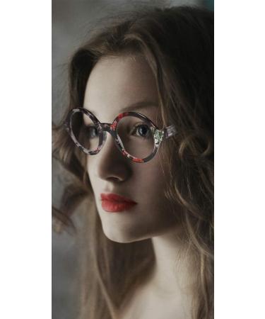 Buy Bevi Ladies Stylish Round Reading Glasses - Spring Hinges | Great Value Readers for Women (1.50) - International Shipping Available - Buy Online on GoSupps.com