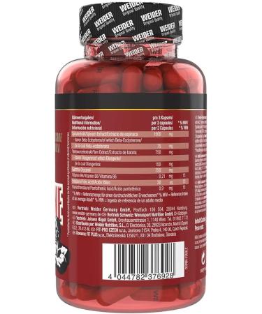 Weider Beta-Ecdysteron Capsules - Premium Muscle Building Supplement with Diosgenin & Gamma Oryzanol - High Dose 150 Capsules (1 Pack) - Buy Online on GoSupps.com