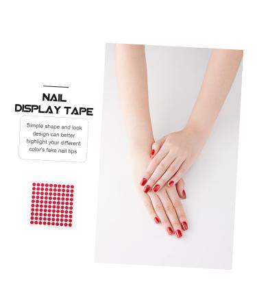 minkissy 5 Sets Display Board Tape Nail Display Stand Strip Clear Duct Tape Clear Tape Nail Art Showing Tape Transparent Tape Manicure Tape for Nail Adhesive Tape Bracket Double Sided 0.8x0.8x0.2cm - Buy Online on GoSupps.com