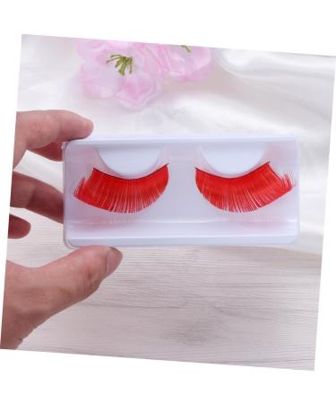 FRCOLOR Reusable Eyelashes Party Eyelashes Fake Eyelash Long False Eyelash Color Eyelashes Fake Lashes Reusable Lashes - Buy Online on GoSupps.com