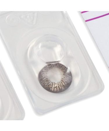 Glamlens Silicone Comfort Dark Brown Contact Lenses - Soft Choco Brown for All Eye Colors - 0.00 Dioptries - 2 Pack + Free Container - Buy Online on GoSupps.com