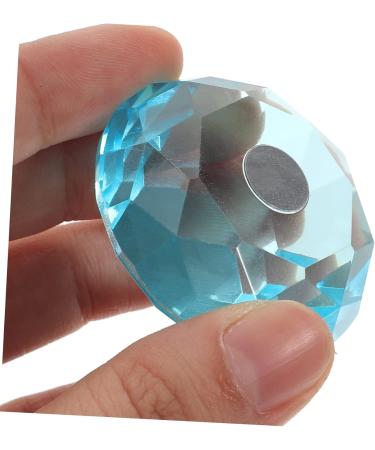 Healeved 1 Set Manicure Practice Base Nail Tips Practice Holders Nail Crystal Holder Nail Art Holder Fake Nail Stand Nail Display Stand Nail Art Stand Crystal Glass with Electroplating Clay 4x4cm As Shown 1 - Buy Online on GoSupps.com