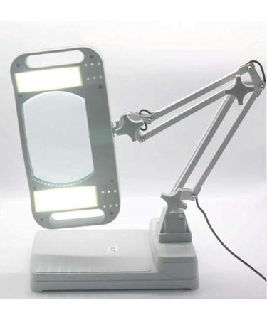 Portable 72 LED Lighted Hands Free with Light Stand - 10X Illuminated Magnifier for Reading Inspection Soldering Needlework Repair Hobby Full of Stars - Buy Online on GoSupps.com