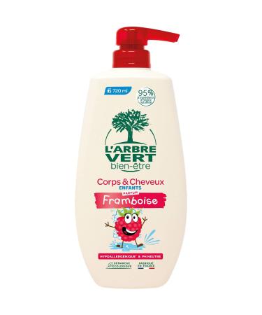 L'Arbre Vert L'ARBRE VERT 3-in-1 Shampoo for Children Raspberry 720 ml