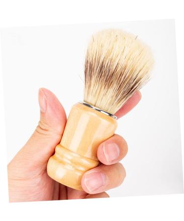Magiclulu Wooden Handle Razor Brush - Premium Shaving Brush for Men | Perfect Father's Day Gift - Buy Online on GoSupps.com