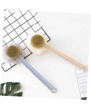 Healeved Double Sided Bath Brush Loofah Dish Sponge Set - 3 PCs | Body & Foot Exfoliating Scrubber | Shower & Back Scrubber Brushes - Buy Online on GoSupps.com
