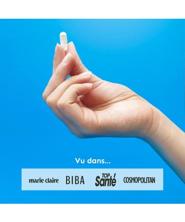 MARINE MAGNESIUM + Vit B6 B9 | 300mg of Magnesium Element per Capsule | 100 Days of Cure | Fights Stress and Fatigue | Improves Sleep | 100 Organic Capsules Made in France | Terravita - Buy Online on GoSupps.com