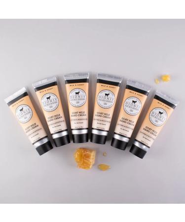Dionis Goat Milk Skincare Milk & Honey Hand Cream 1 oz - Set of 6 | Made in USA | Cruelty-Free & Paraben-Free - Buy Online on GoSupps.com