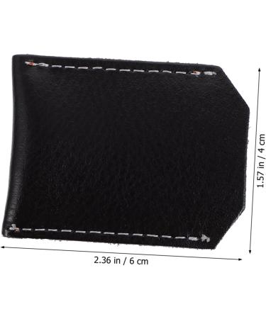 Frcolor Razor Case - Leather Sheath for Safety Razors | Durable PU Protection Cover | 6x4cm Accessories for Barbers & Shaving - Buy Online on GoSupps.com