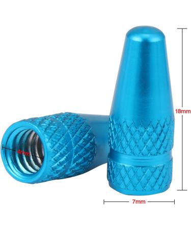 TsunNee 40pcs French Bicycle Valve Caps Colorful Tire Valve Caps in 10 Colors for Durable Protection - Buy Online on GoSupps.com