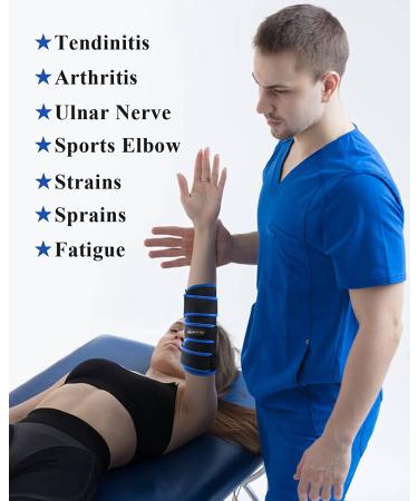 Adjustable Elbow Brace for Cubital Tunnel Syndrome & Ulnar Nerve Entrapment | Stabilizing & Comfortable Immobilizer Support for Pain Relief and Tendonitis | Suitable for Men & Women - Buy Online on GoSupps.com