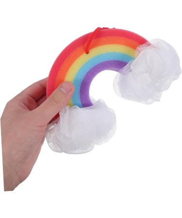 Buy Hemoton 4 Pcs Rainbow Bath Exfoliating Loofah Sponge Set - Ideal Shower Accessory for Exfoliation & Relaxation | International Shipping Available - Buy Online on GoSupps.com