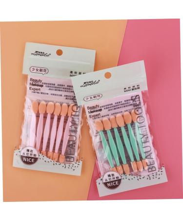 Healeved 2 Sets Eye Shadow Brush Eyeshadow Brush Kit Eyedhadow Brush Eyeliner Brush Beauty Sponges Non Latex 7.4X1cmx2pcs As Shownx2pcs - Buy Online on GoSupps.com